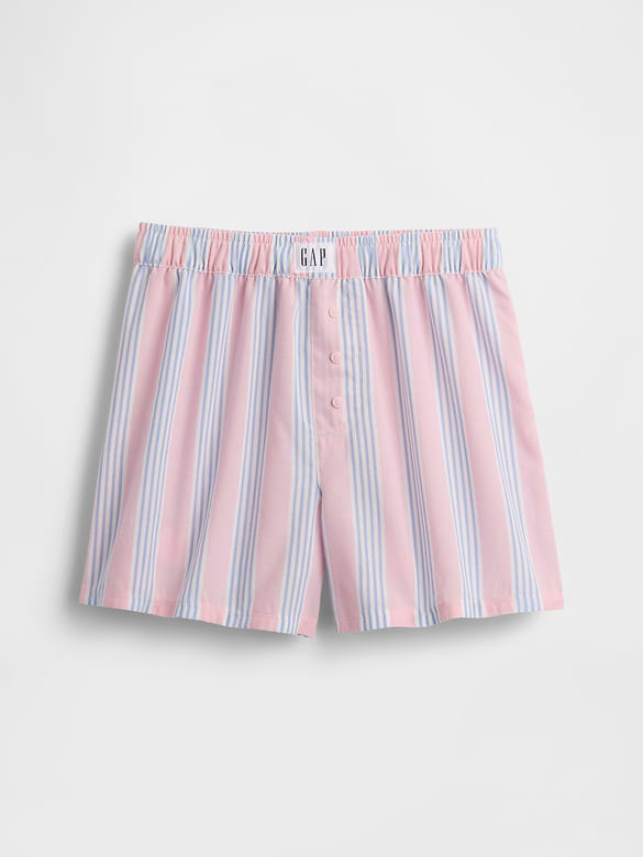 Gap Kids Recycled Poplin PJ Boxer Shorts — photo 3