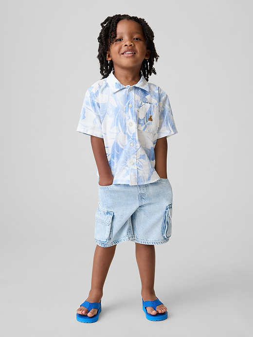 Gap Baby & Toddler UltraSoft Denim Pull-On Shorts — photo 1