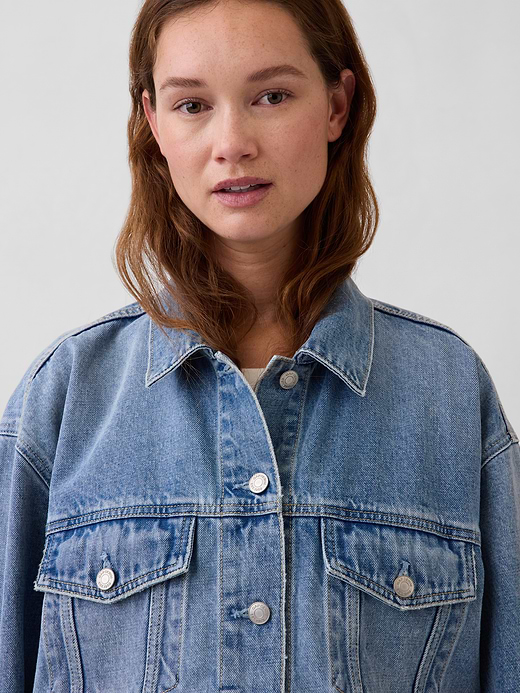 Gap Oversized Icon Denim Jacket — photo 5