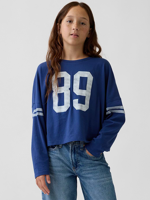 Gap Kids Low Rise Stride Wide-Leg Jeans — photo 8