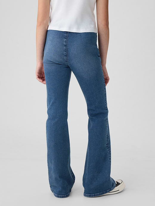Gap Kids High Rise Crossover Flare Jeans — photo 4