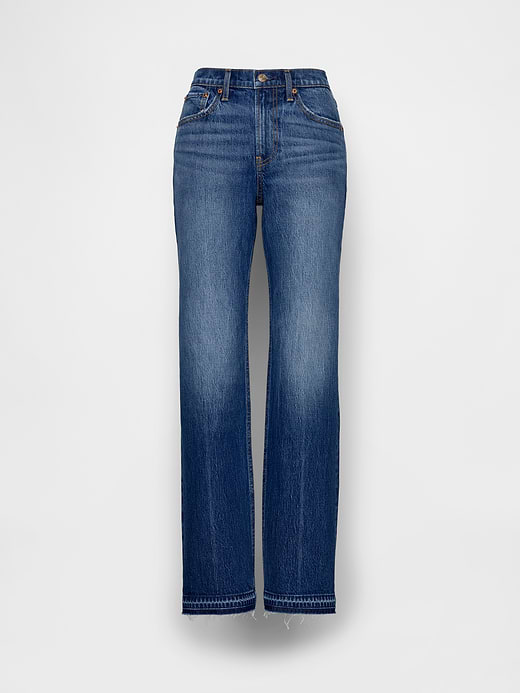 Gap Mid Rise Relaxed Straight Jeans — photo 6
