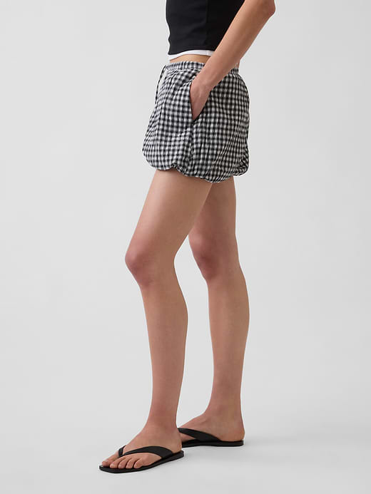 Gap Gingham Easy Bubble Shorts — photo 4