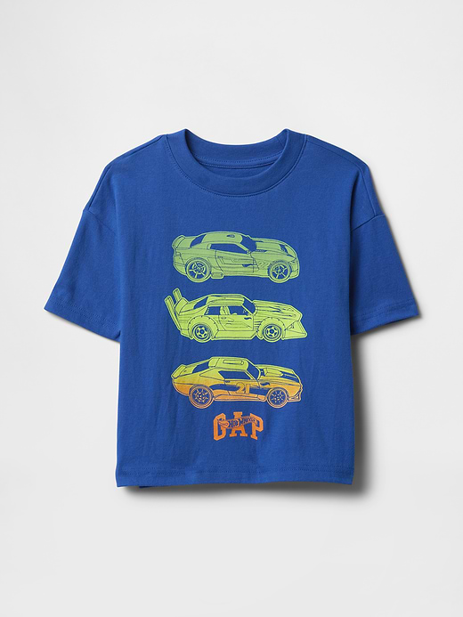 Gap Baby & Toddler Oversized Hot Wheels Graphic T-Shirt — photo 1