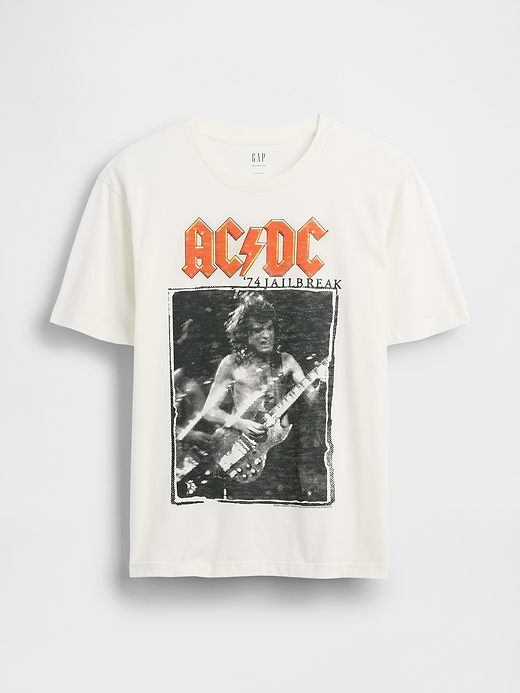Gap AC/DC Relaxed Graphic T-Shirt — photo 8