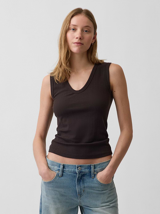Gap Variegated Rib Tank Top — photo 1