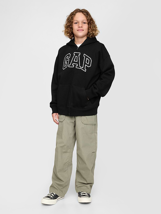 Gap Kids VintageSoft Gap Logo Hoodie — photo 4