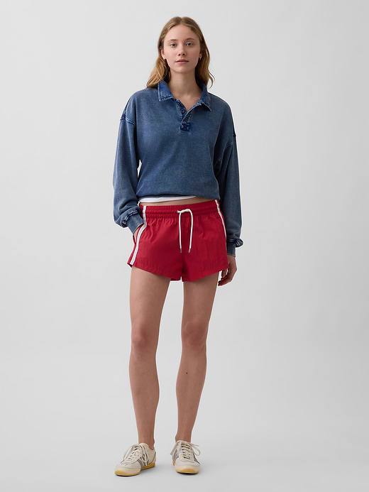 Gap VintageSoft Terry Oversized Polo Sweatshirt — photo 3