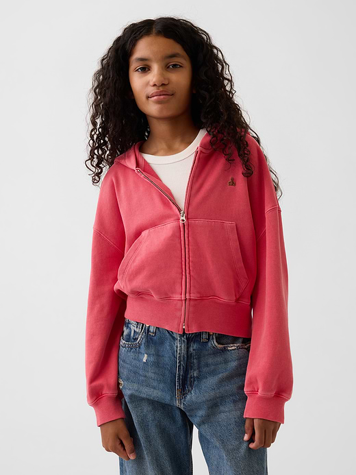 Gap Kids VintageSoft Terry Wedge Zip Hoodie — photo 1