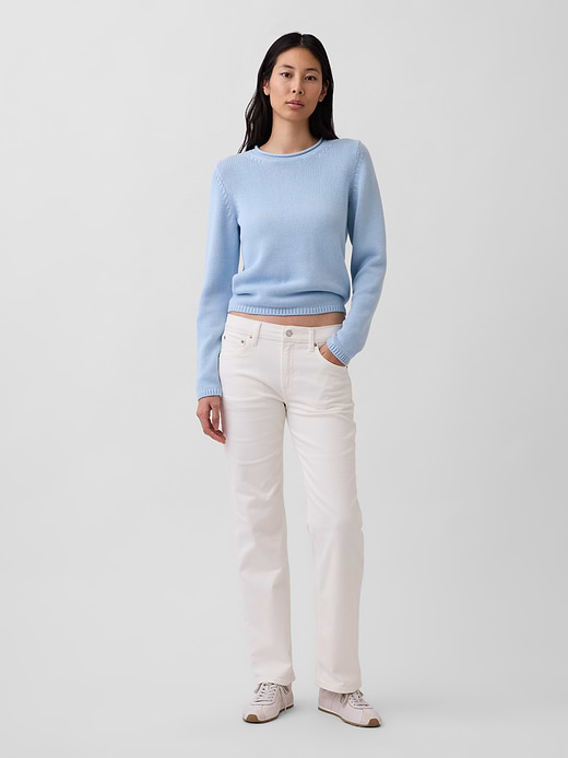 Gap Mid Rise Relaxed Straight Jeans — photo 8