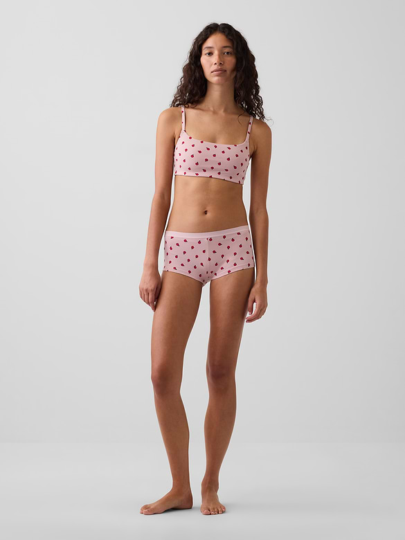 Gap SoftMade Organic Stretch Cotton Scoop Bralette — photo 5