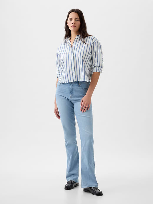Gap Mid Rise Baby Boot Jeans — photo 6
