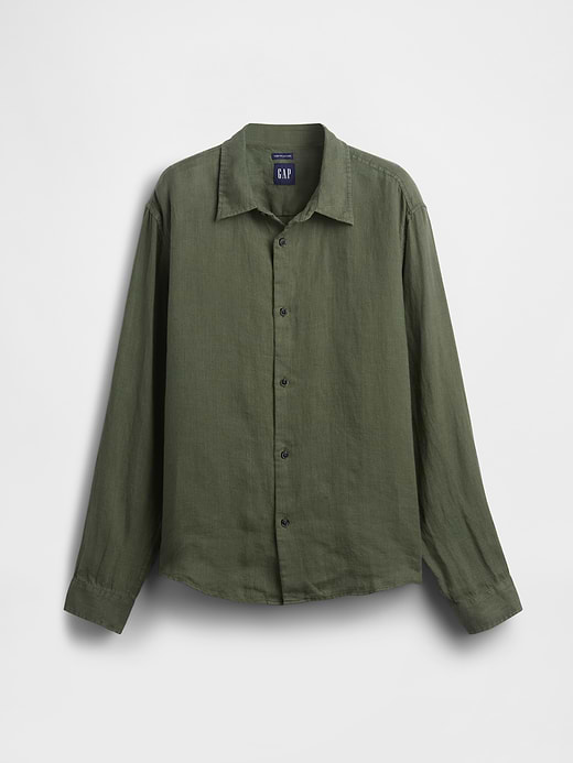 Gap 100% Linen Classic Shirt — photo 6
