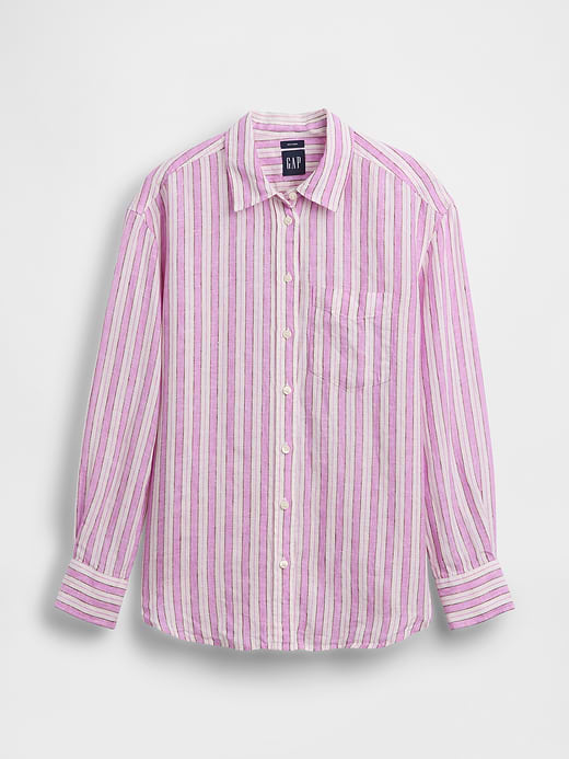 Gap 100% Linen Oversized Shirt — photo 6