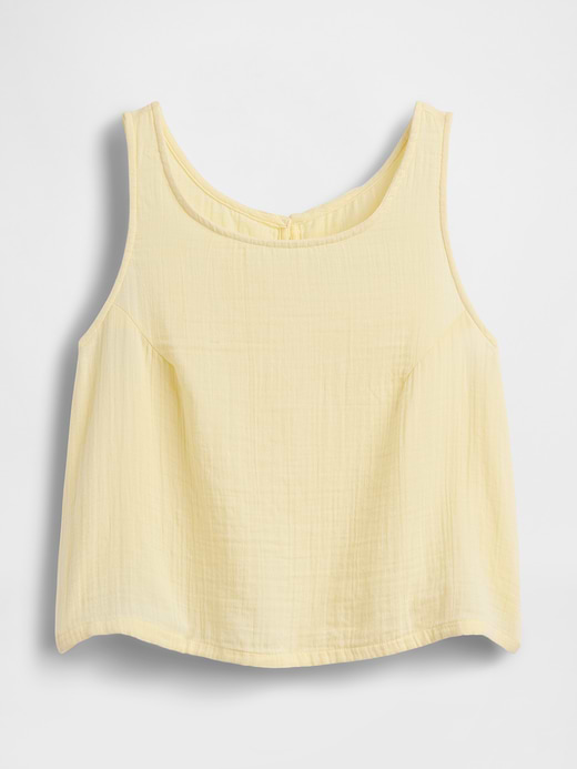 Gap Cotton Gauze Racer Shell Tank Top — photo 6