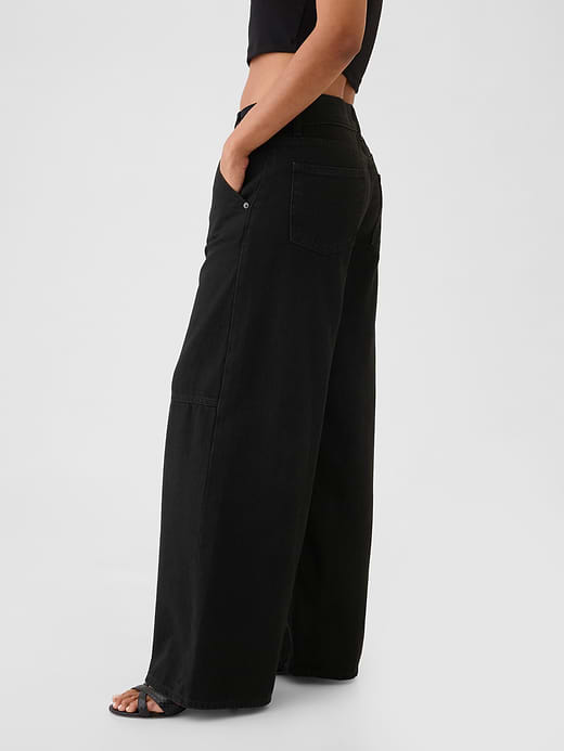 Gap Mid Rise UltraSoft Baggy Jeans — photo 4