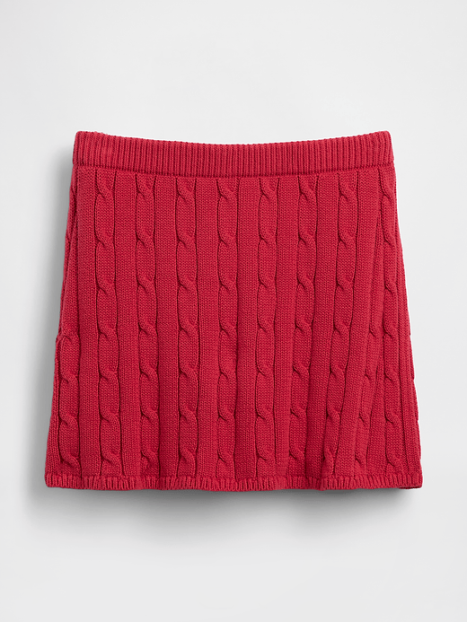 Gap 100% Cotton Cable-Knit Mini Skort — photo 6
