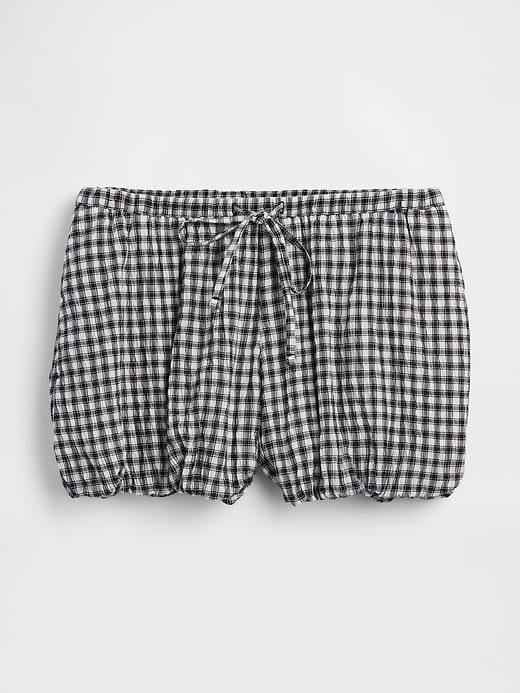 Gap Gingham Easy Bubble Shorts — photo 6