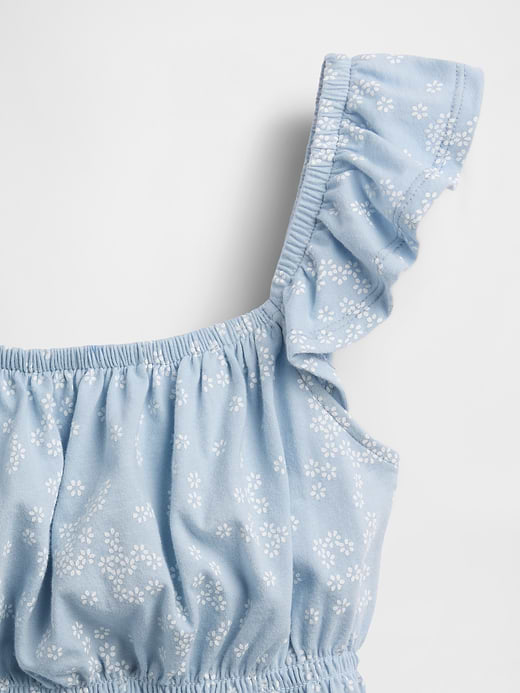 Gap Kids Flutter-Sleeve Smocked Peplum Top — photo 5