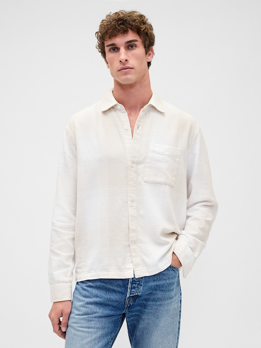 Gap Relaxed Flannel Shirt — photo 1