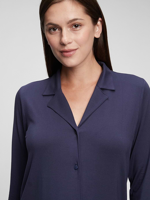 Gap Maternity Modal PJ Shirt — photo 5