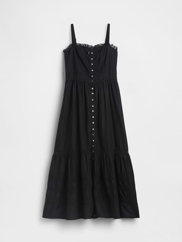 Gap Eyelet Tiered Maxi Dress — photo 6
