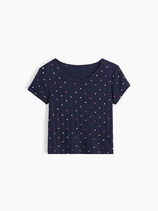 Gap Baby & Toddler Pointelle Rib T-Shirt — photo 1