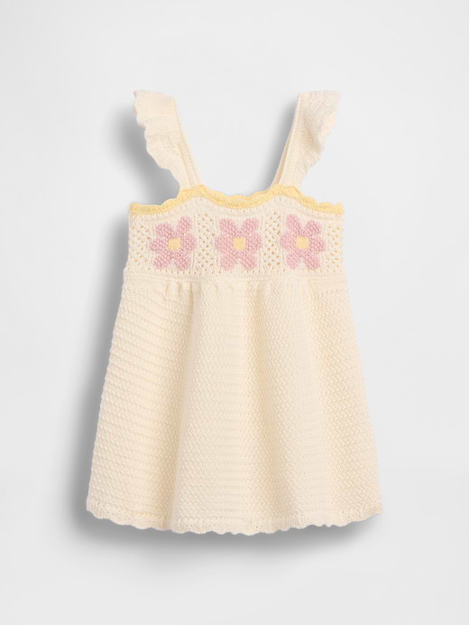 Gap Baby Crochet Flower Dress — photo 1