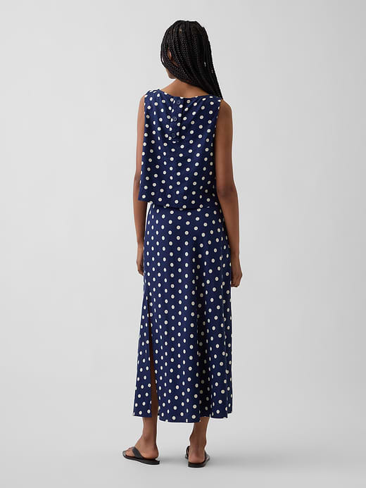 Gap Linen-Blend Maxi Slip Skirt — photo 3