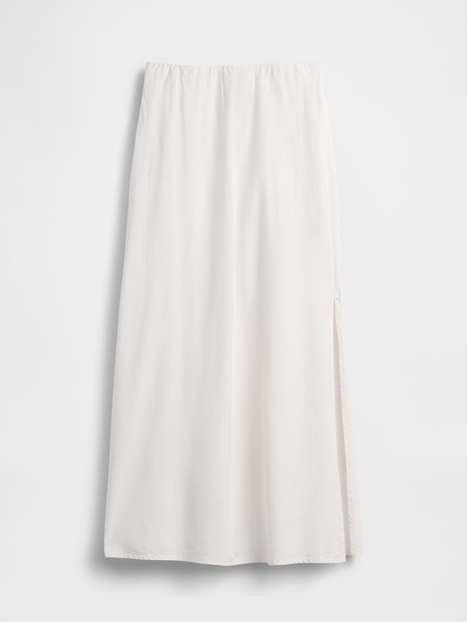 Gap Linen-Blend Maxi Slip Skirt — photo 6