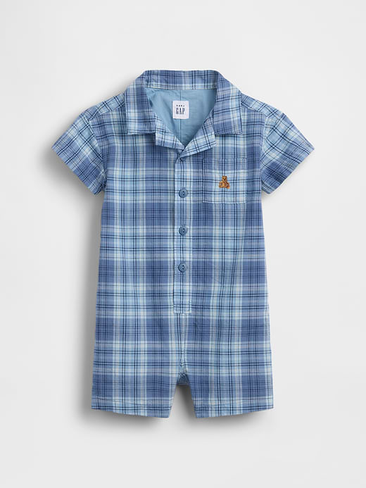 Gap Baby Plaid Shorty One-Piece — photo 1
