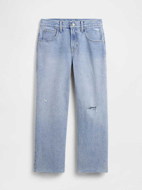 Gap Low Slung Relaxed Crop Jeans — photo 7