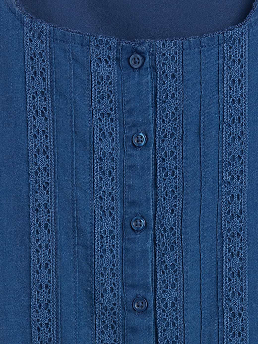 Gap Kids Flutter-Sleeve Lace-Trim Dress — photo 5