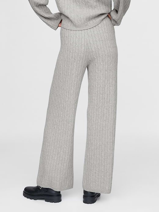 Gap CashSoft Cable-Knit Sweater Pants — photo 5
