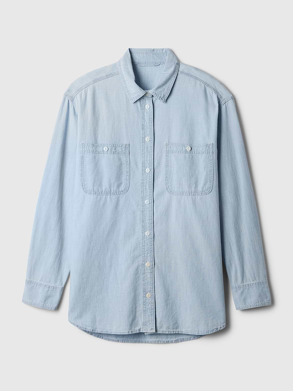 Gap Denim Big Shirt — photo 5