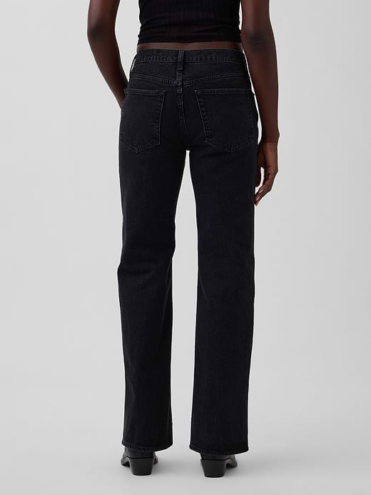 Gap Mid Rise Relaxed Straight Jeans — photo 5