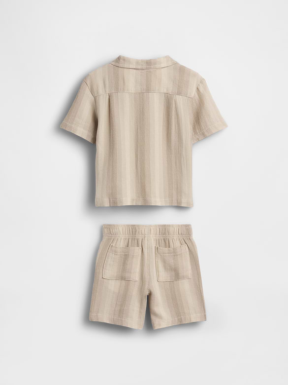 Gap Baby & Toddler Waffle Cabana Outfit Set — photo 4