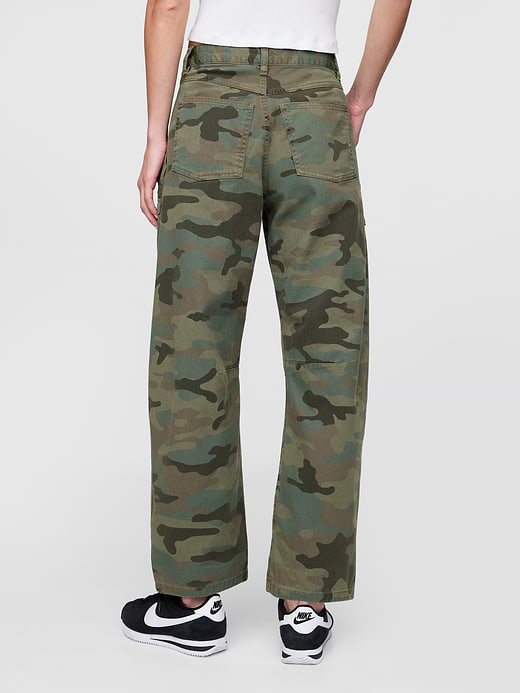 Gap Mid Rise Twill Barrel Pants — photo 5