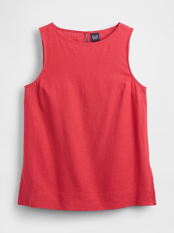 Gap Linen-Blend Shell Tank Top — photo 6