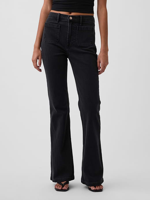 Gap High Rise '70s Flare Jeans — photo 3