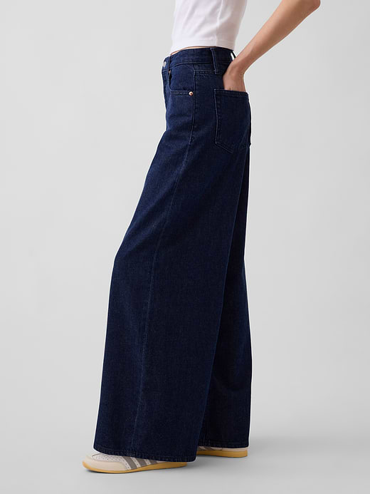 Gap Mid Rise UltraSoft Baggy Jeans — photo 4