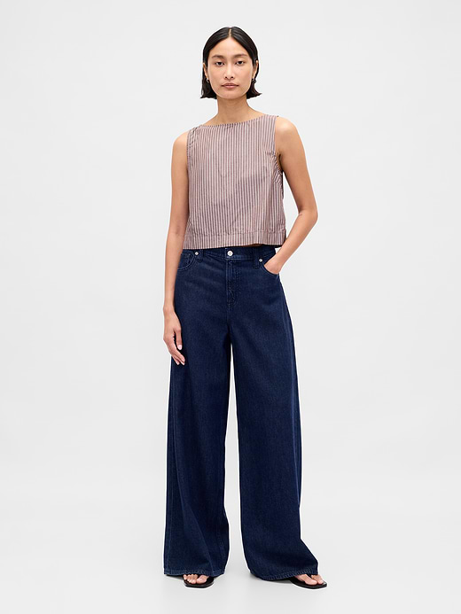 Gap Poplin Boatneck Shell Tank Top — photo 3
