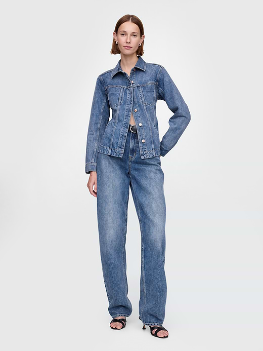Gap Longline Denim Jacket — photo 3