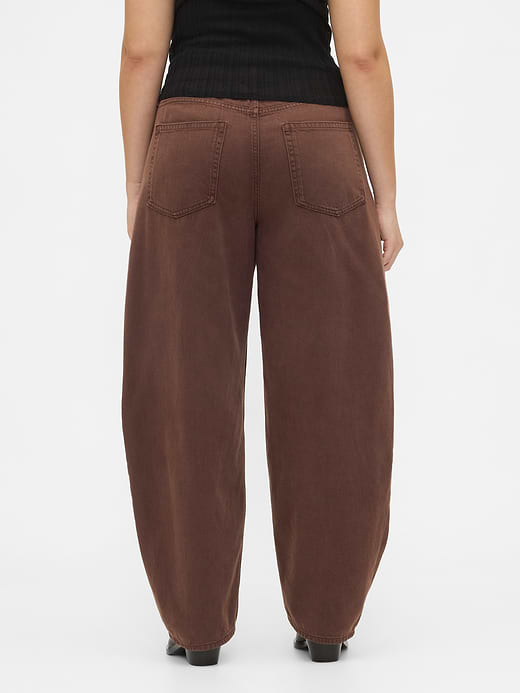 Gap High Rise Barrel Jeans — photo 7