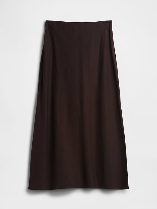 Gap Linen-Blend Maxi Slip Skirt — photo 6