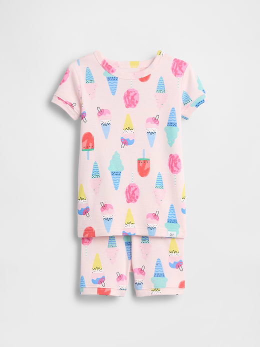 Gap Baby & Toddler Organic Brushed Cotton Tomato PJ Short Set — photo 1
