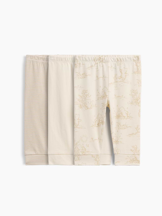 Gap Baby First Favorites Organic Cotton Pull-On Pants (3-Pack) — photo 1