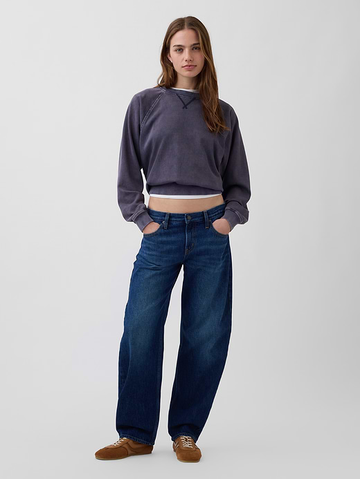 Gap Low Rise Barrel Jeans — photo 1