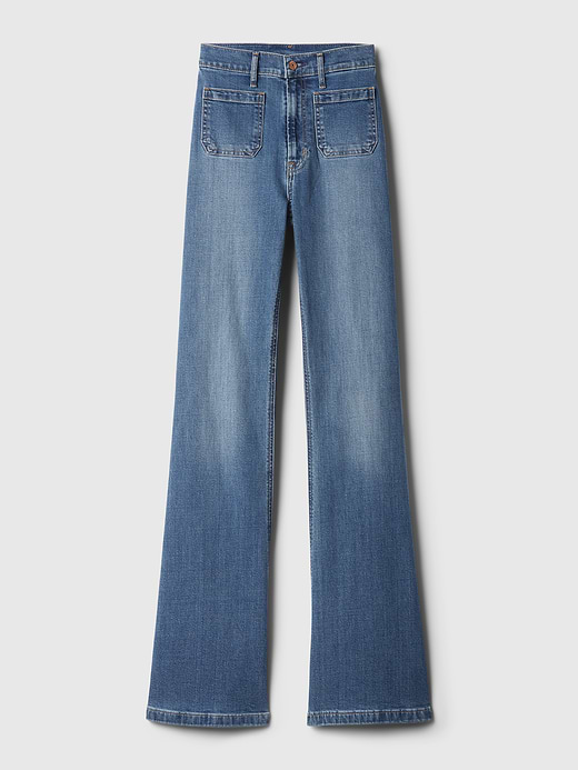 Gap High Rise '70s Flare Jeans — photo 8