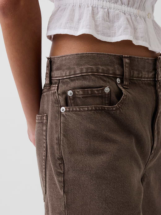 Gap 8" Mid Rise UltraSoft Loose Bermuda Shorts — photo 8
